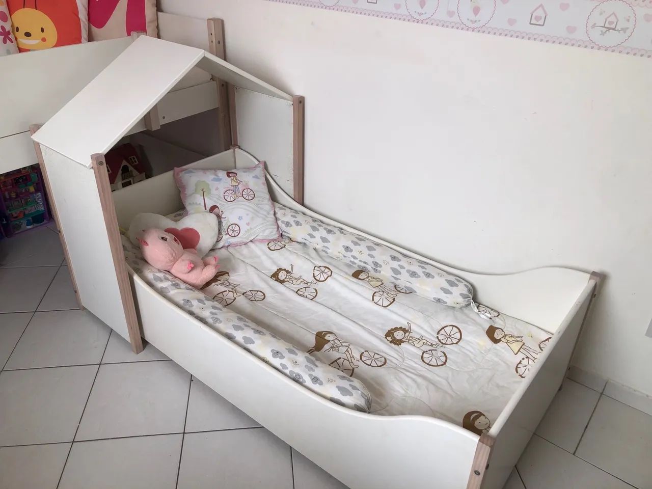 Cama Casinha Infantil com colchão - Foto 3