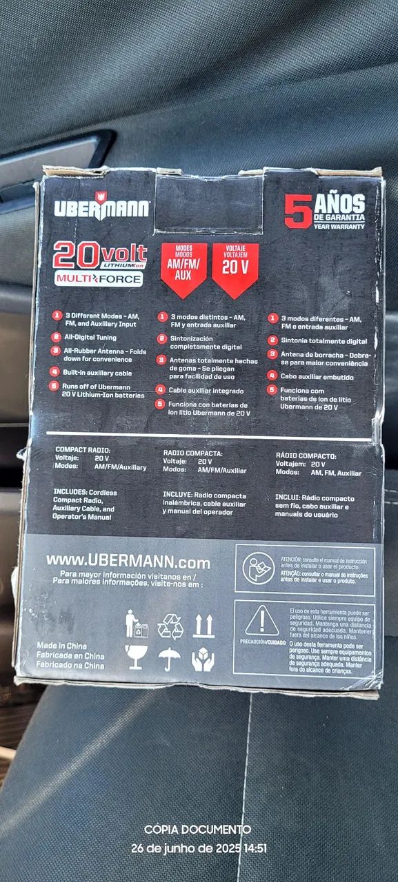 Caixa de som Ubermann Multi Force - Foto 4