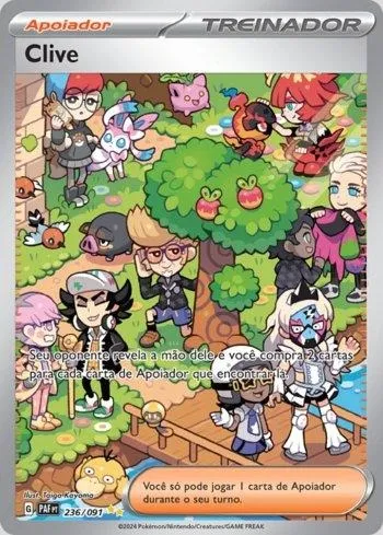 Carta Pokemon Clive (236/091)