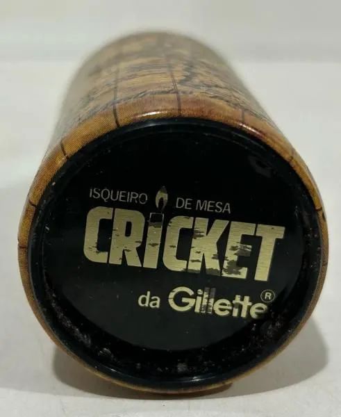 raro isqueiro de mesa cricket gillette - original - Foto 5