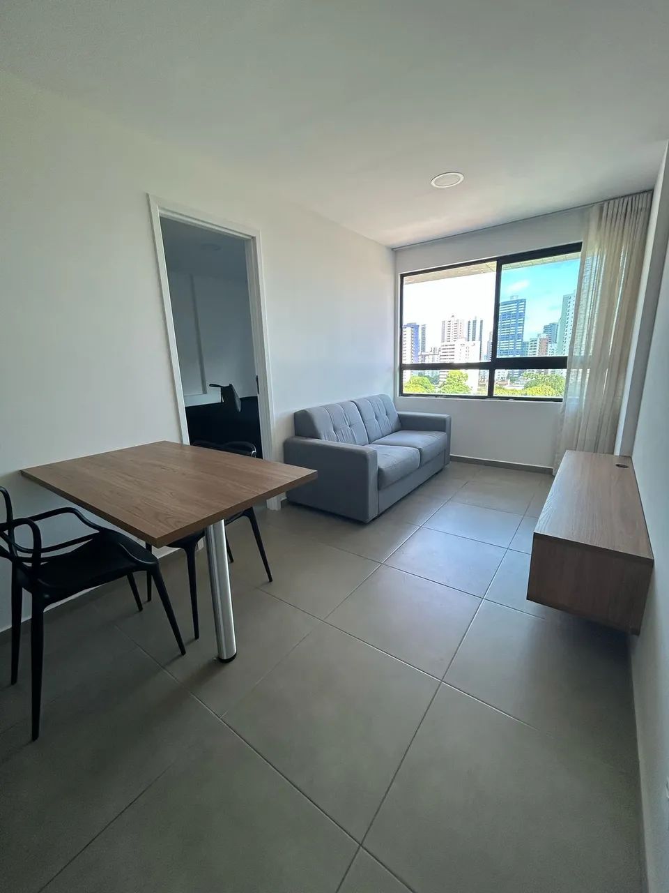 Em Setubal, Apartamento Novo, 35m² 1 quarto Mobiliado, Super ventilado. - Foto 3