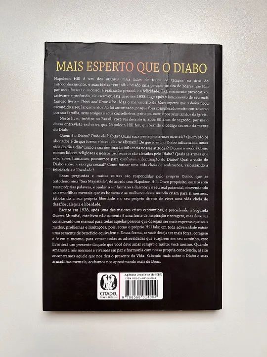 Livro - Mais Esperto que o Diabo (Napoleon Hill) - Foto 2