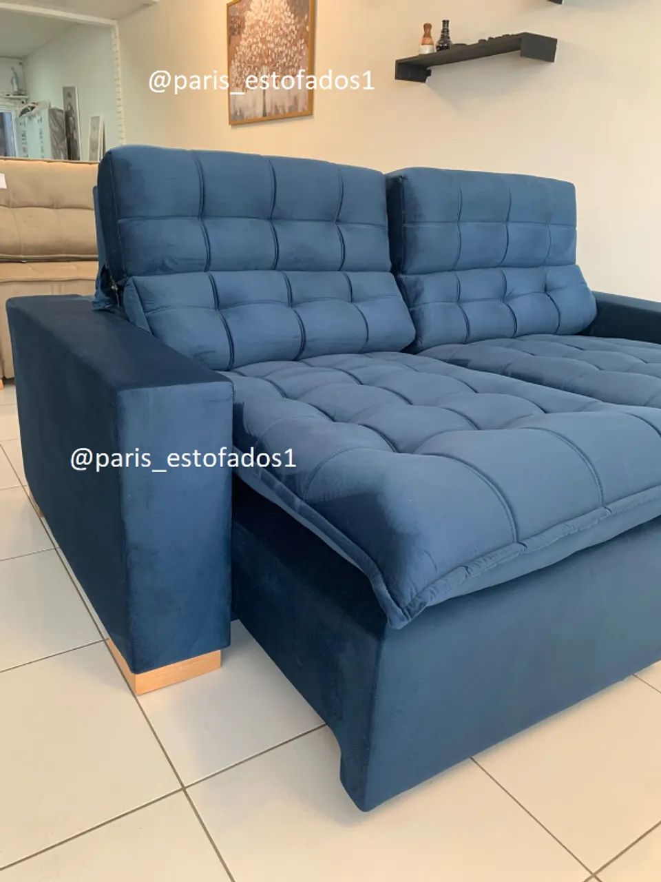 Sofá Confort Cinza grafite - Disponível - Foto 3