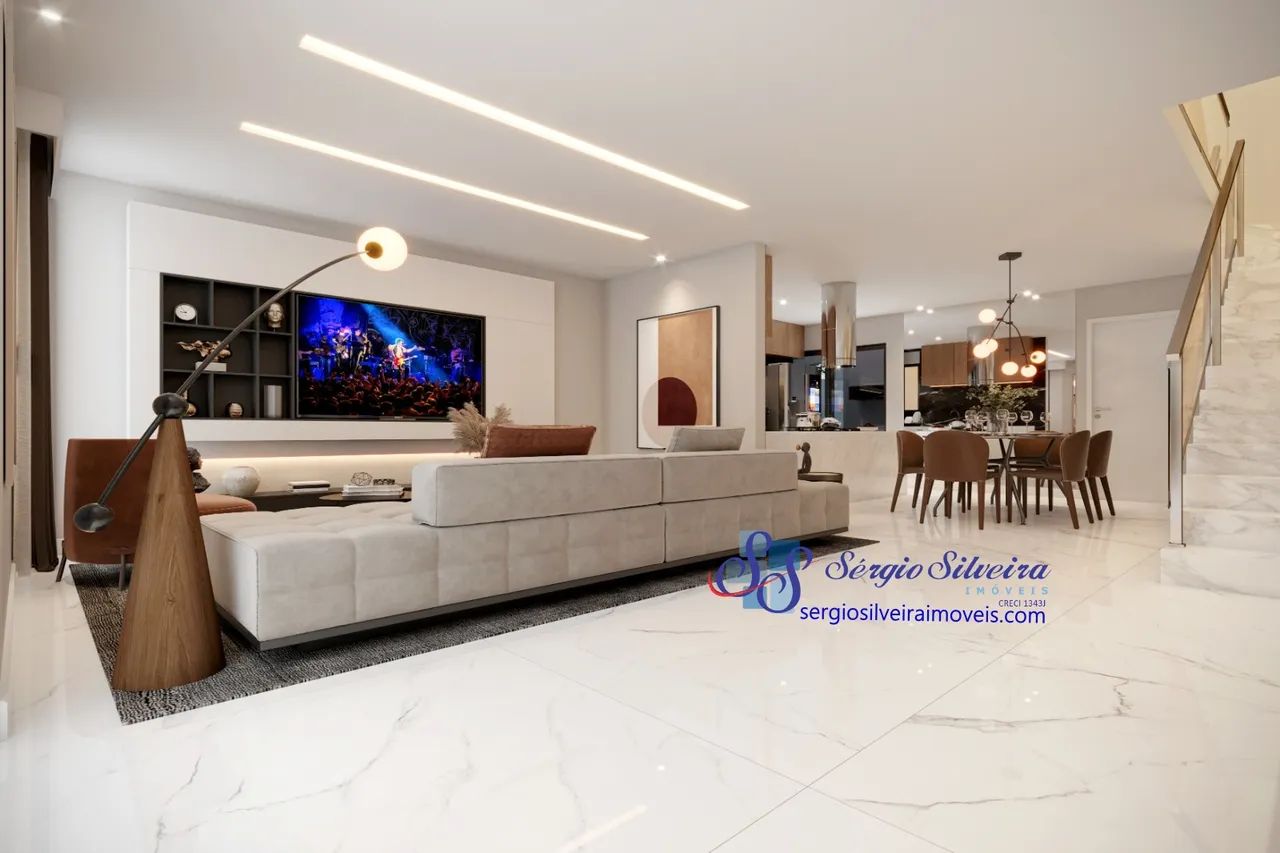 Casa duplex e nascente com 4 suítes e varanda gourmet. - Foto 2