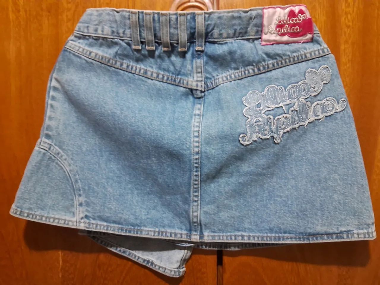 Minissaia Jeans Lilica Ripilica - Tamanho 12 Anos - Foto 2