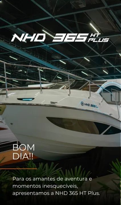 Lancha NHD 370 HT Double Open Deck - Zero milhas