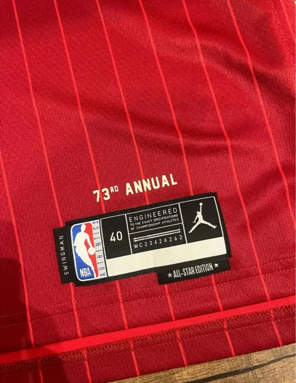 Camisa de Basquete Donovan Mitchell #45 - Vermelha - Foto 2