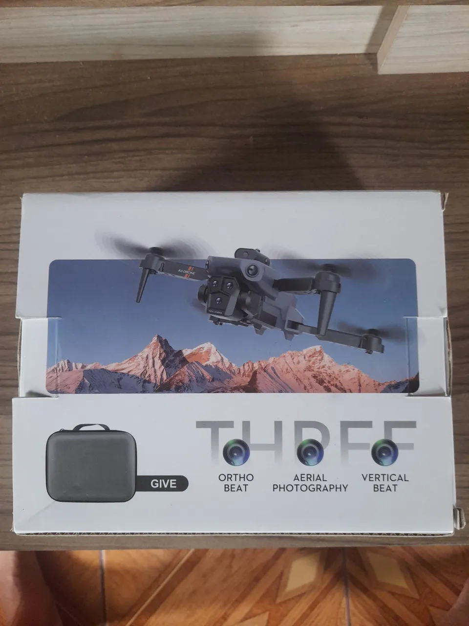 Drone 4K com Câmera Tripla - Novo
