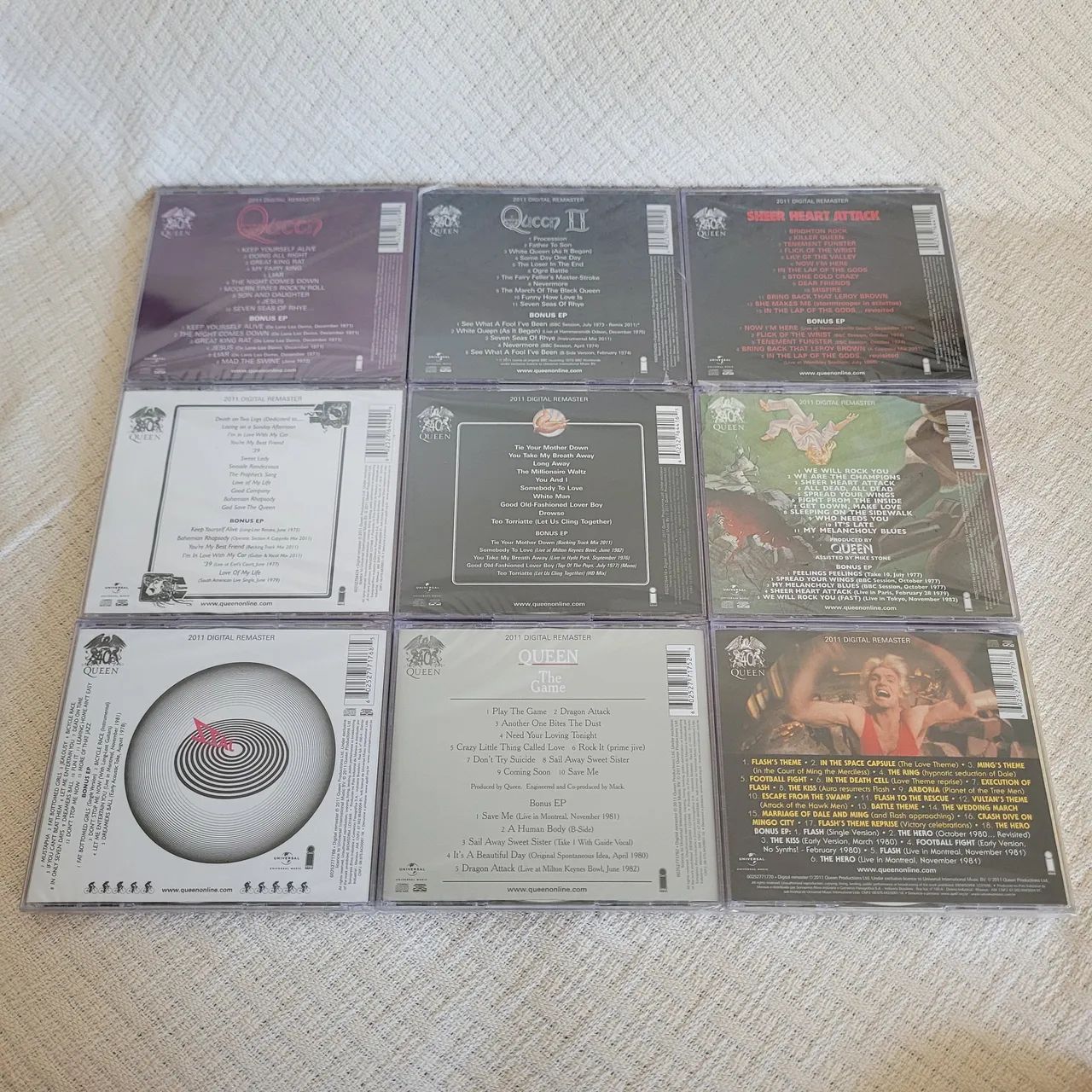 Queen Coleção Completa 15 Álbuns Remasterizados LACRADOS + brindes