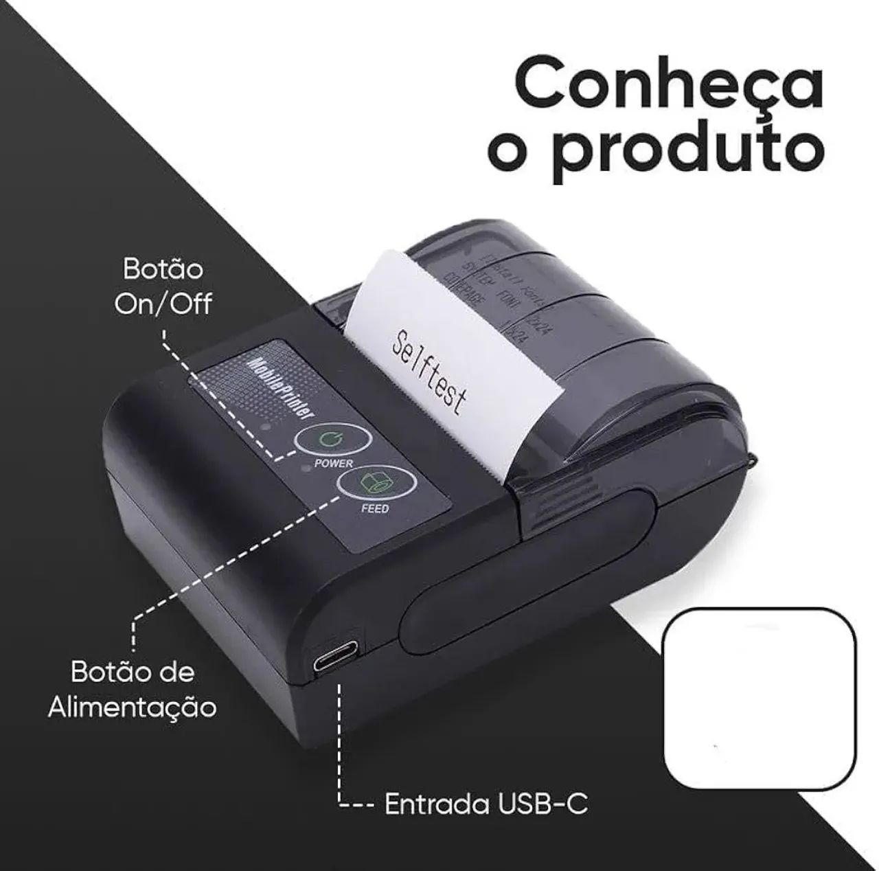 Mini Impressora Térmica  - Foto 4