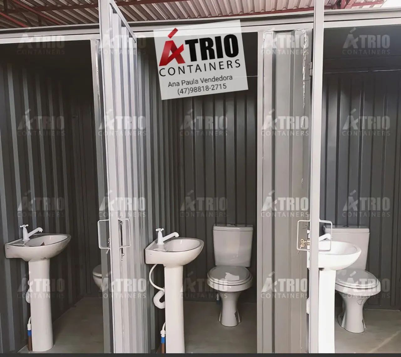 Banheiro Container Desmontável  - Foto 3