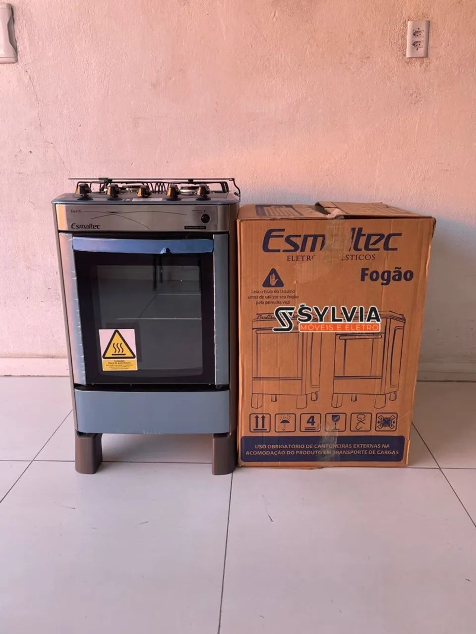 Fogão Esmaltec Agata 4 Bocas