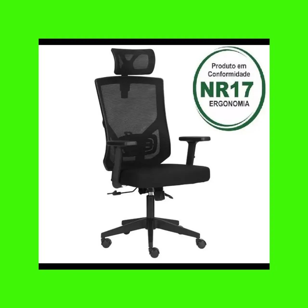 Cadeira Escritório Tela ERGONÔMICA 
