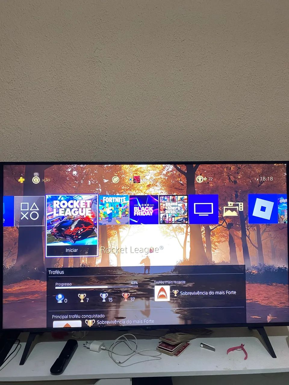 Ps4 fat semi novo, ótimo estado de conservação  - Foto 2