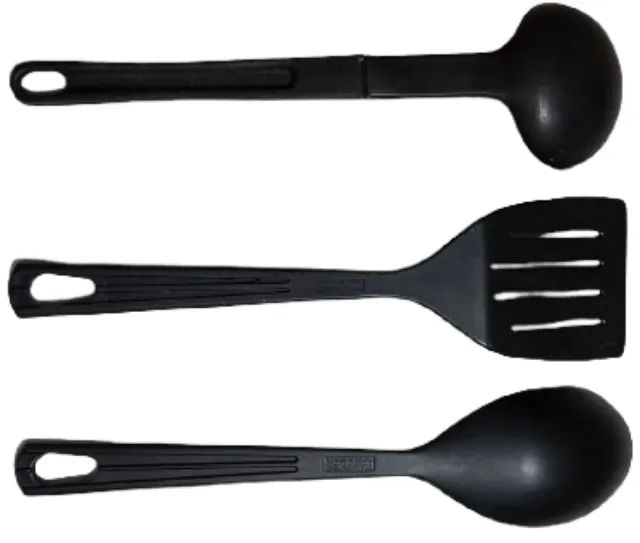 Kit Jogo Utensílios Cozinha Tramontina Conjunto 3 Peças - Foto 4