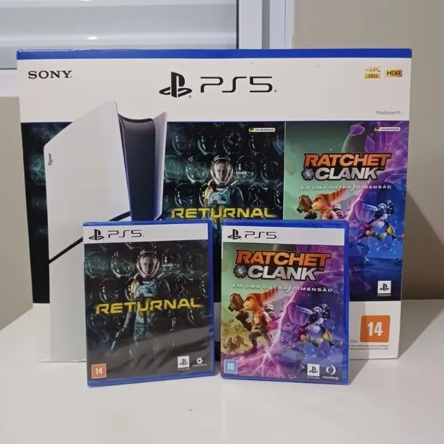 Playstation 5 Slim Seminovo + Lote de Jogos