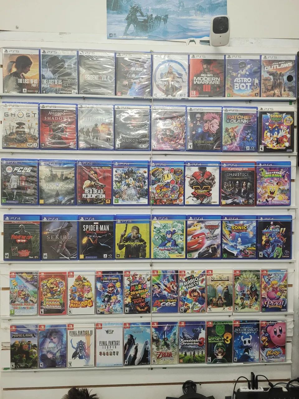 Jogos PS4 e outros