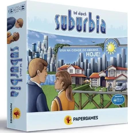 Jogo de tabuleiro Suburbia por Ted Alspach (ptbr)