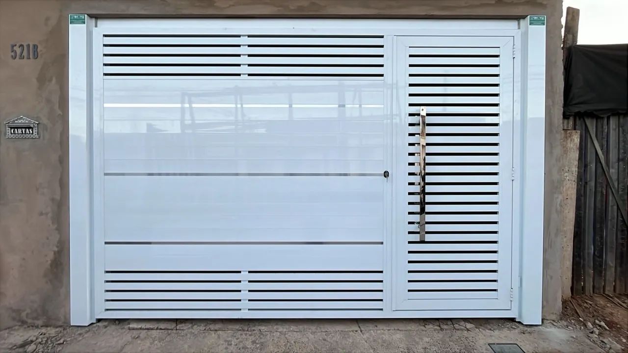 Portões eletrônicos em alumínio - Foto 6