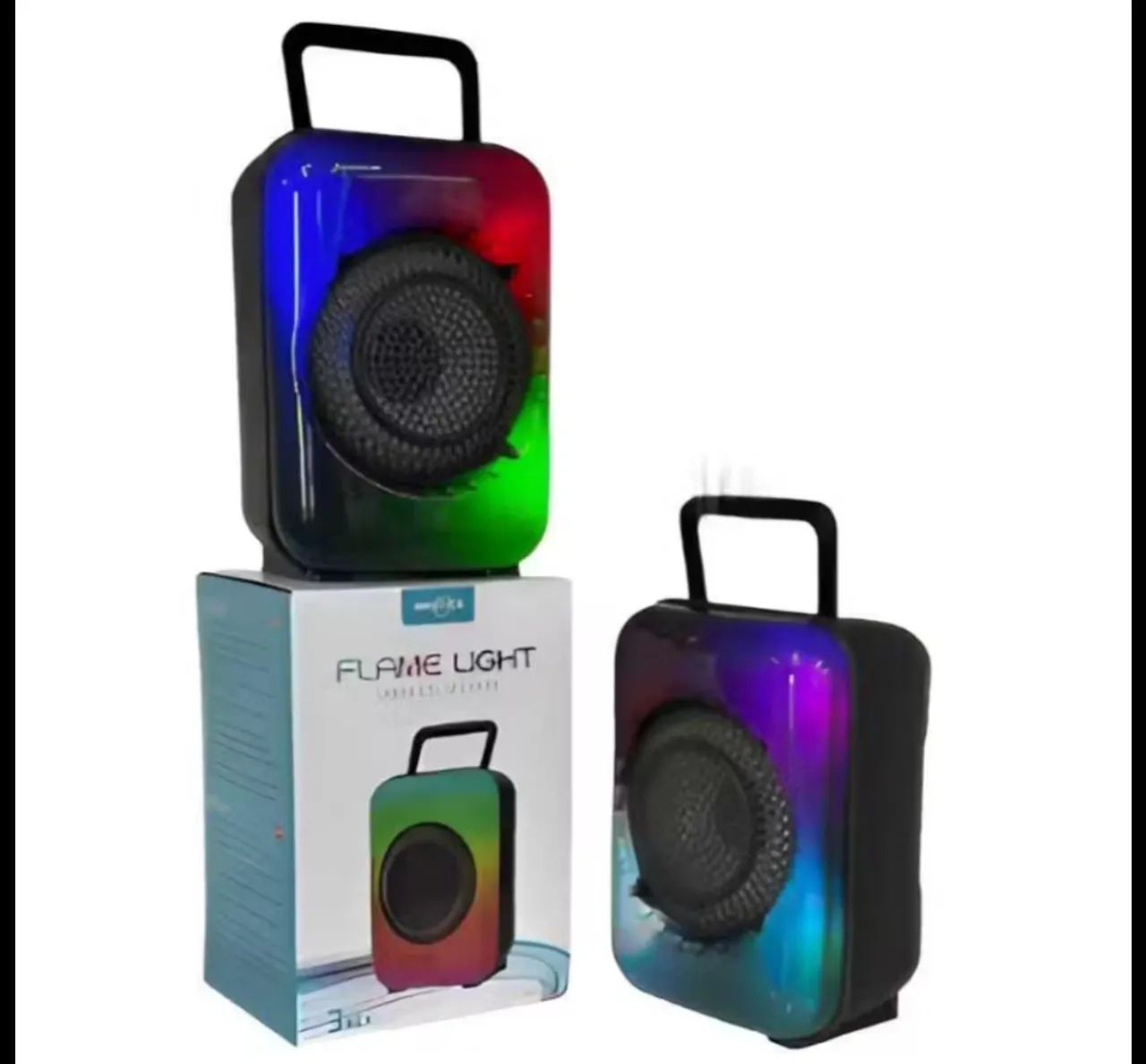 Caixa flash light 5w bluetooth fm potência e qualidade  - Foto 4