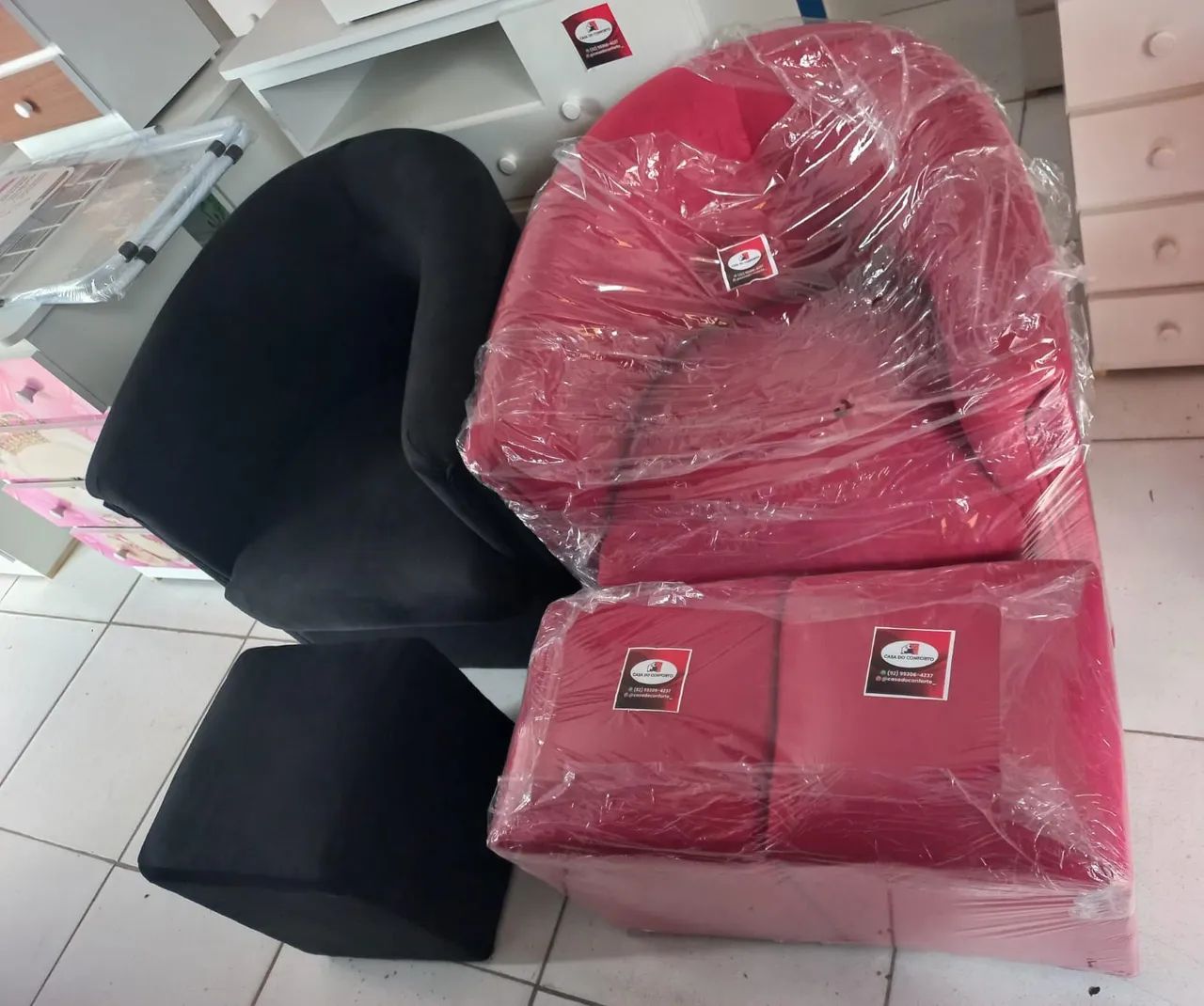 Poltrona+ Puff Combo Perfeito - Foto 3