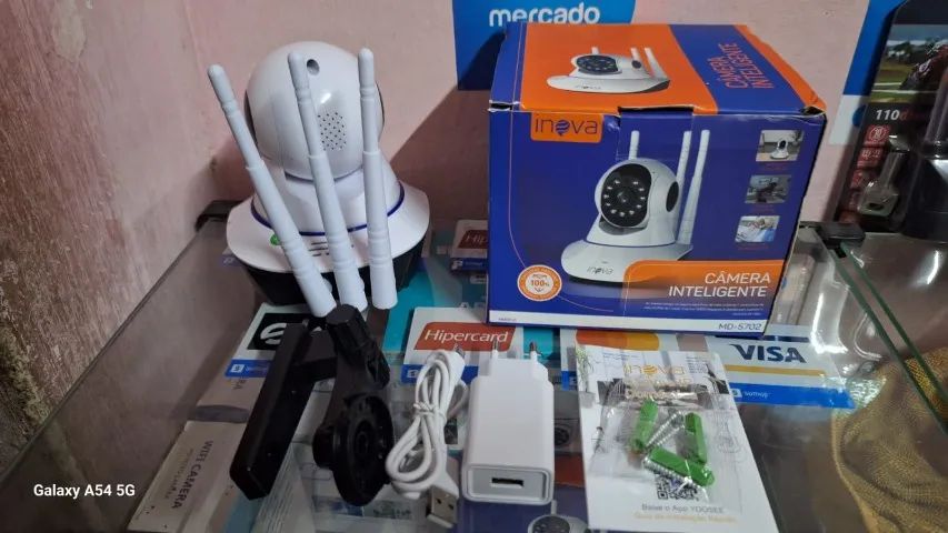 Câmera Inteligente Wi-fi 360° Acesso Remoto Via Celular - Foto 5