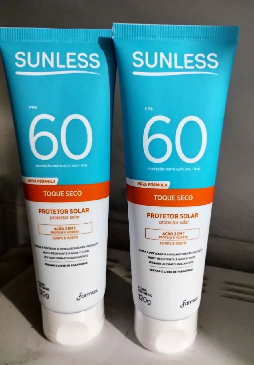 Protetor solar sunless 2 em 1 corpo e rosto