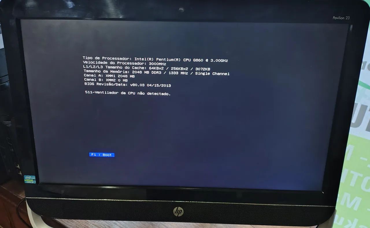 Computador All in One HP Pavilion 23 CORE I5