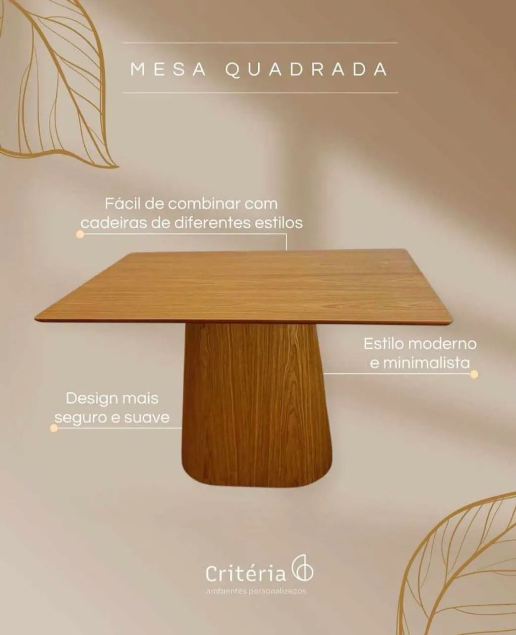 Mesa de Jantar Quadrada - Foto 2