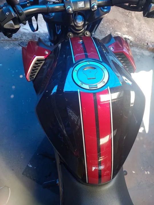 Moto Honda CB 500f - Preta com Vermelha - Foto 12