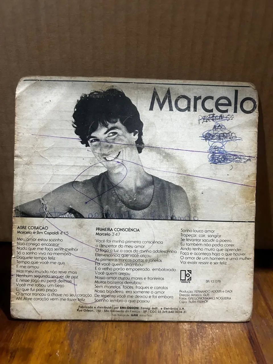 Disco compacto Marcelo - Abre Coração / Primeira Consciência (1981)
