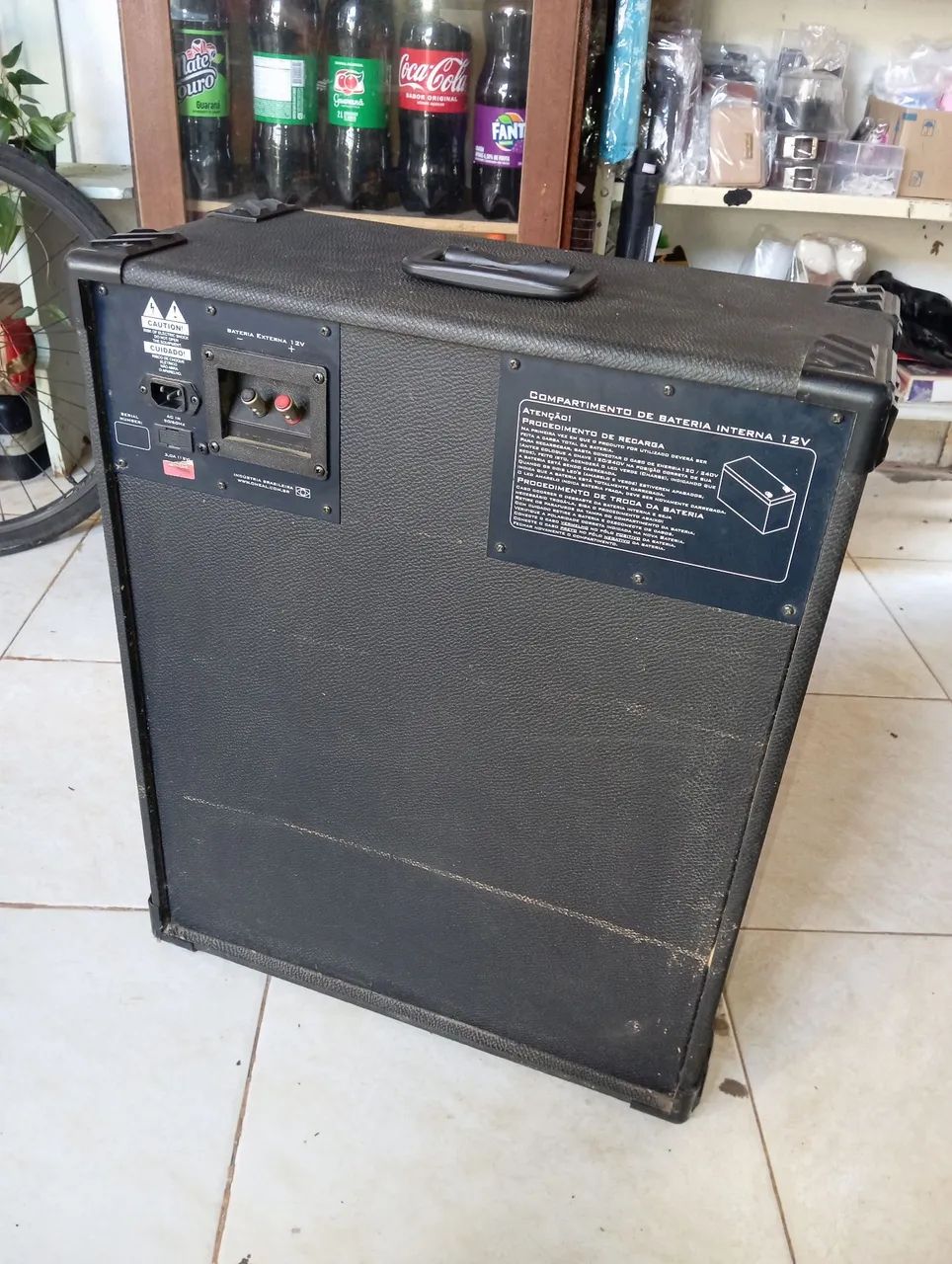 Caixa de Som com Bateria Interna 12V - Foto 2