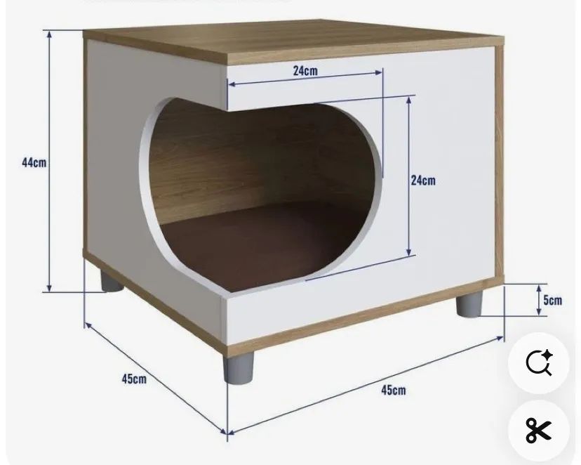 Mesa de cabeceira / Cama para gato / centro de mesa  - Foto 4