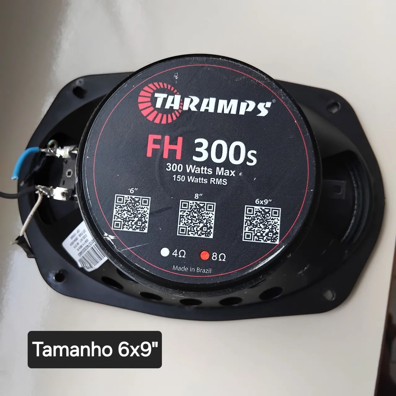 Alto falantes Taramps 6x9" 150w 8? e JBL 4" 80w 4? - Foto 3