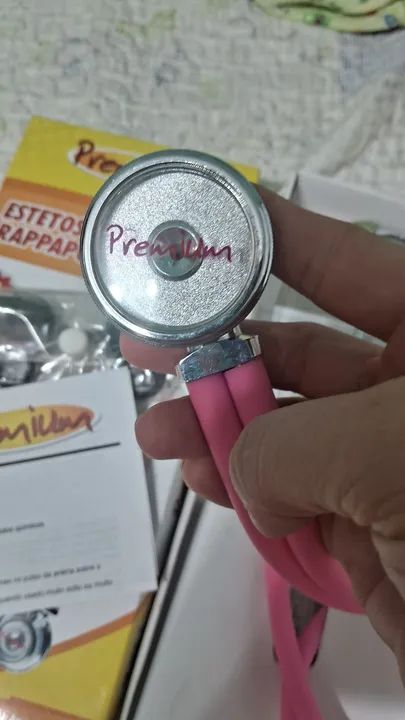 Estetoscópio Premium rosa - Novo - Foto 2