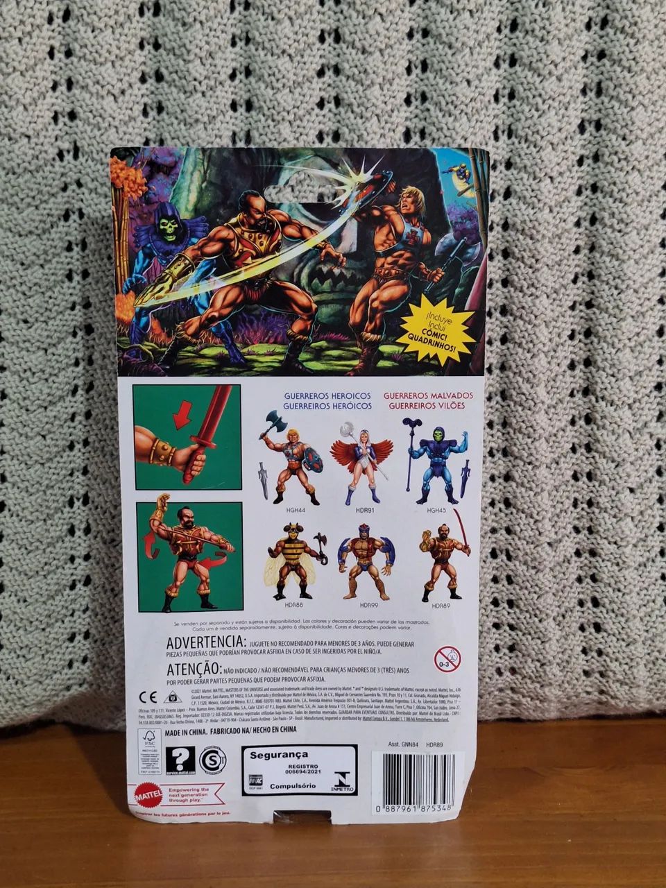 Boneco He-Man e os Masters do Universo Jitsu Figura de Ação  - Foto 2