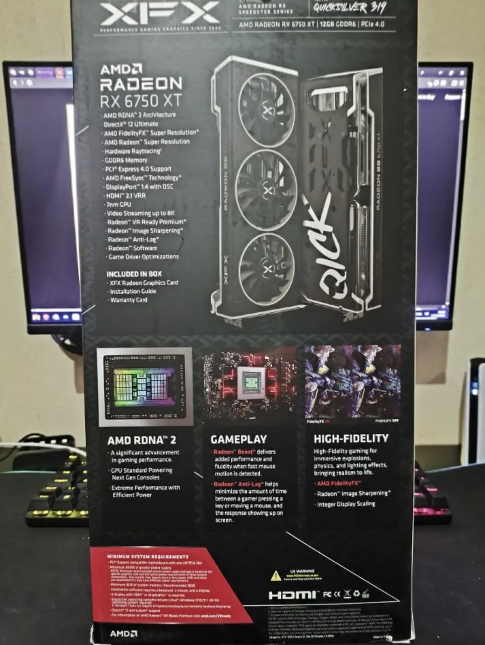 Placa de video Radeon RX 6750 XT - Foto 2