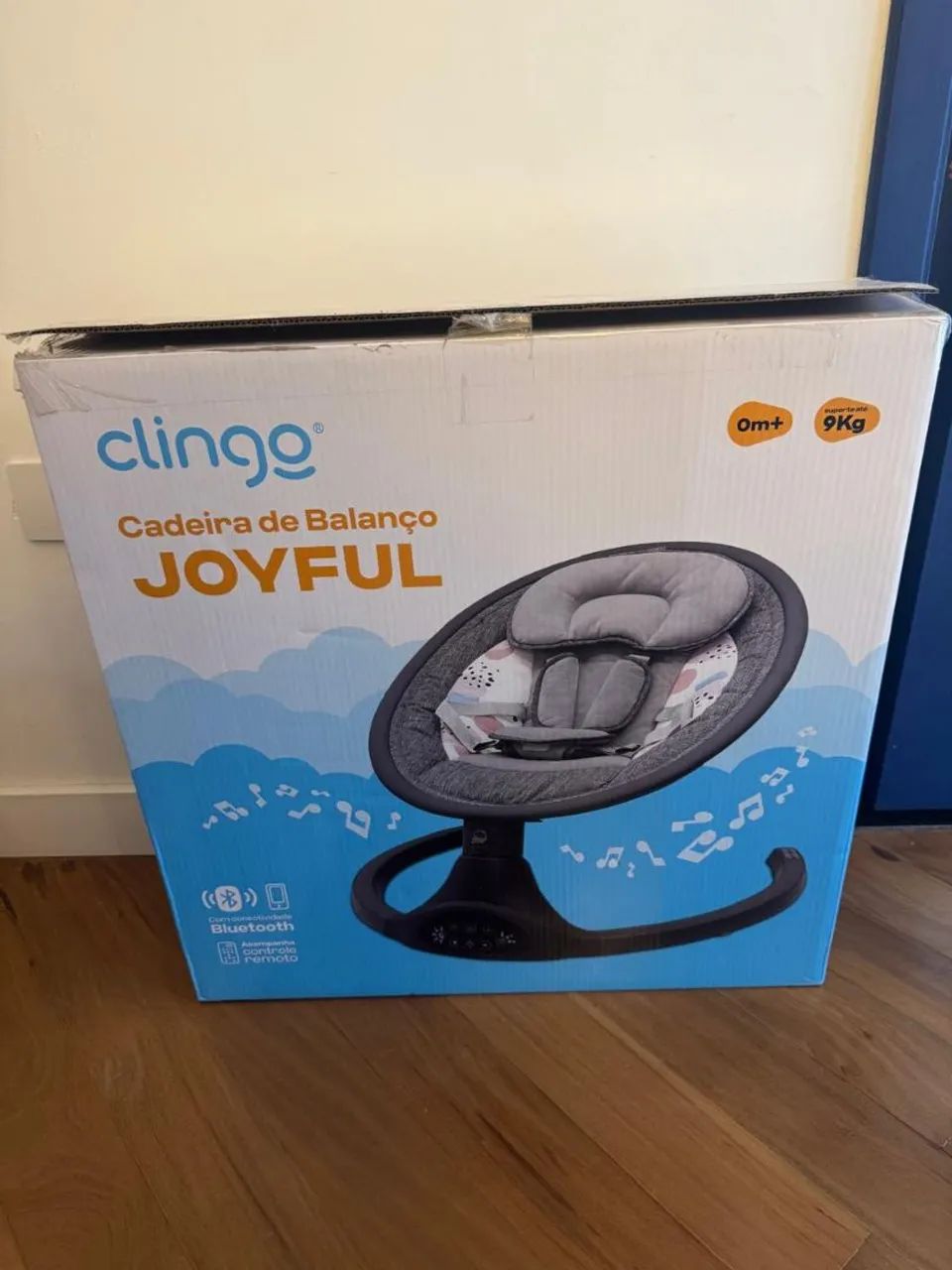 Clingo Joyful - Cadeira de Balanço Elétrica para Bebê  - Foto 2