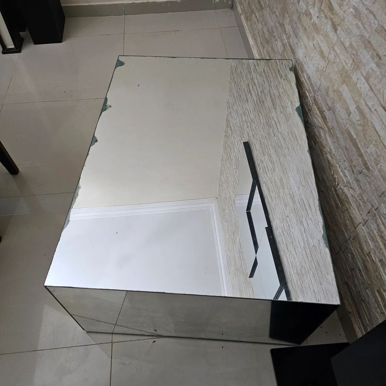 Mesa de Centro Espelhada Moderna65566199257347120