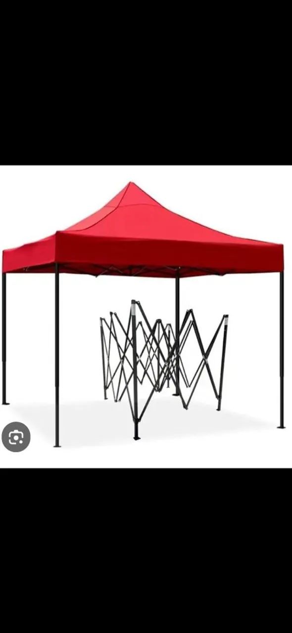 Tenda/Cobertura Retrátil Vermelha