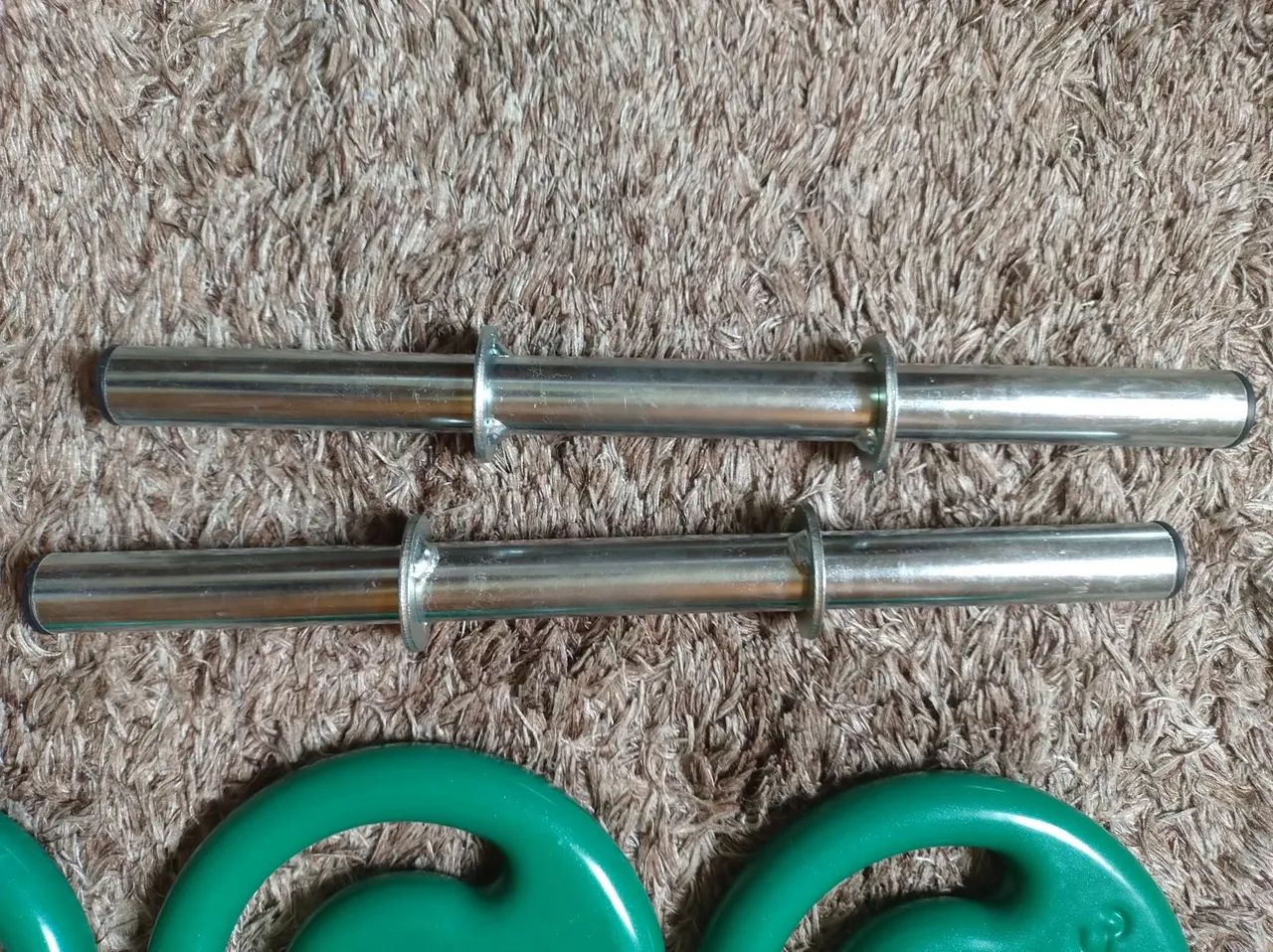 Kit de anilhas emborrachadas Halteres para Treino em Casa - Foto 3