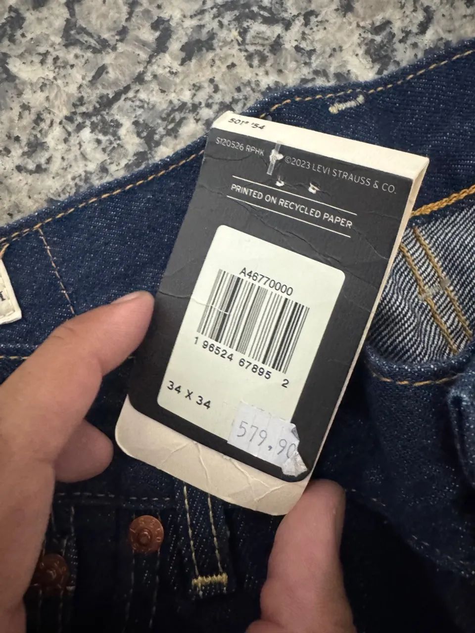 Calça Jeans levis 44 nunca usada  - Foto 3