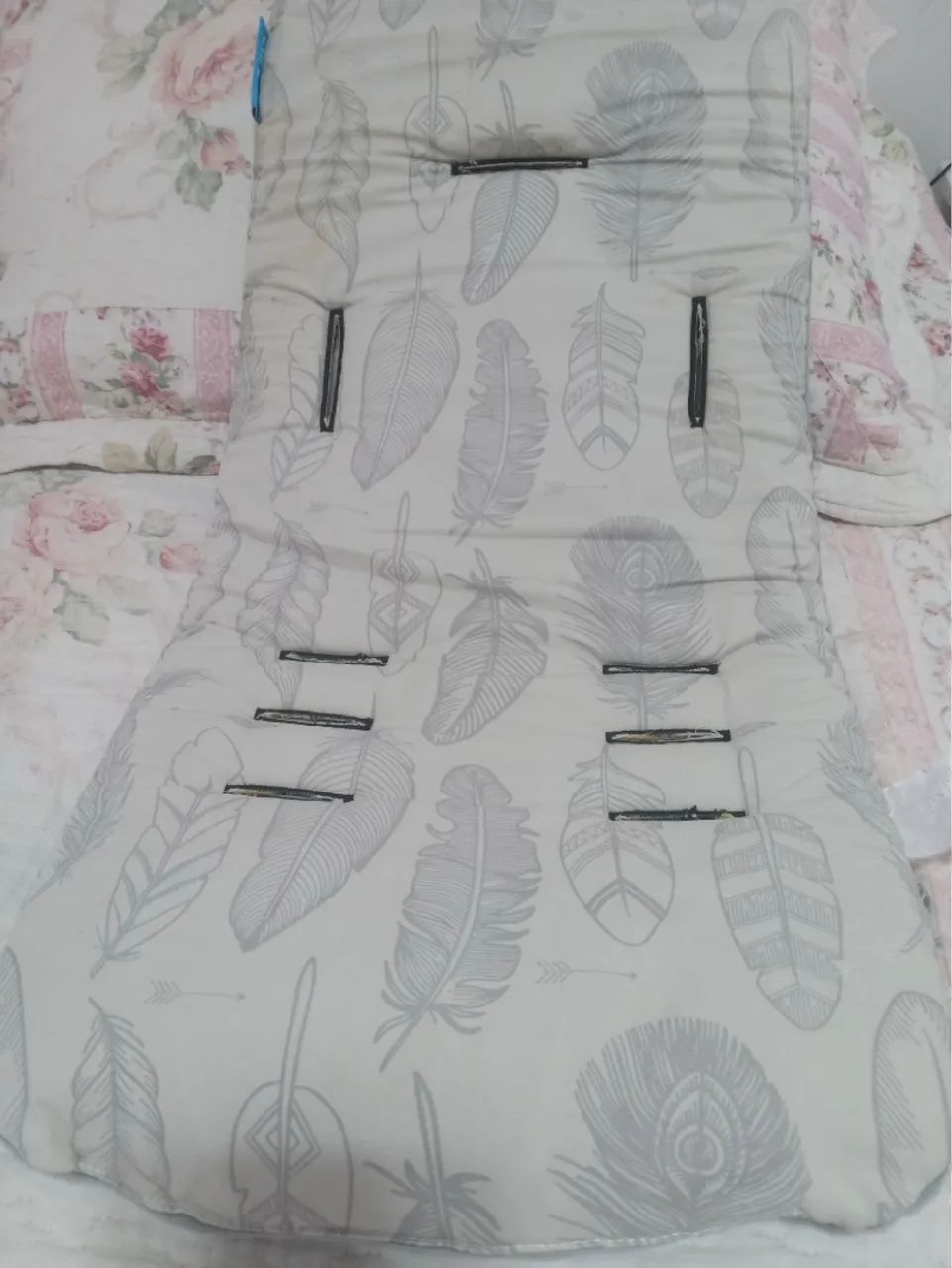 Colchão  para carrinho de bebê estampado