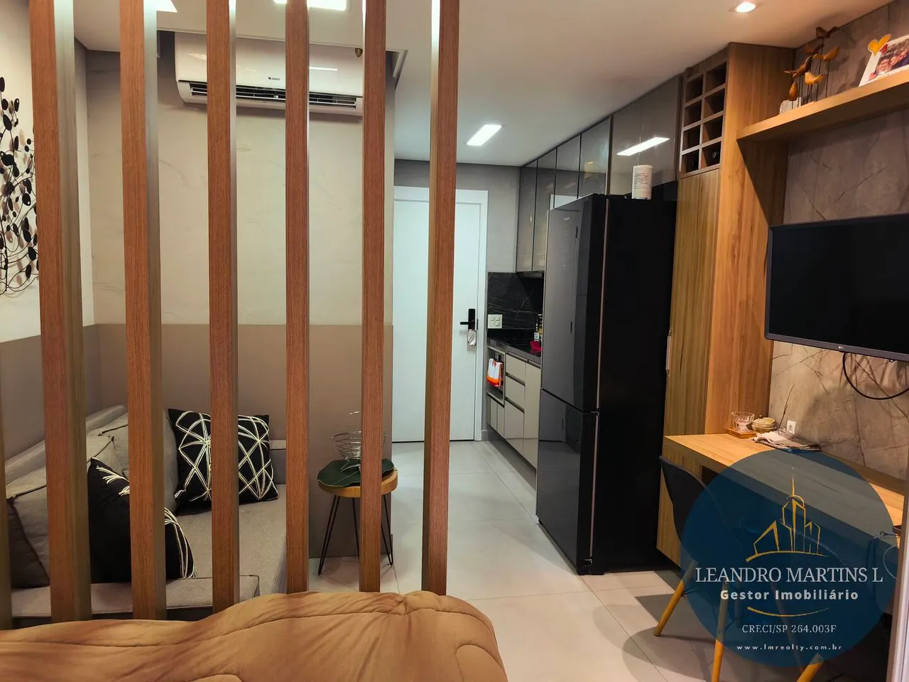 Studio mobiliado para locação em Moema - SP