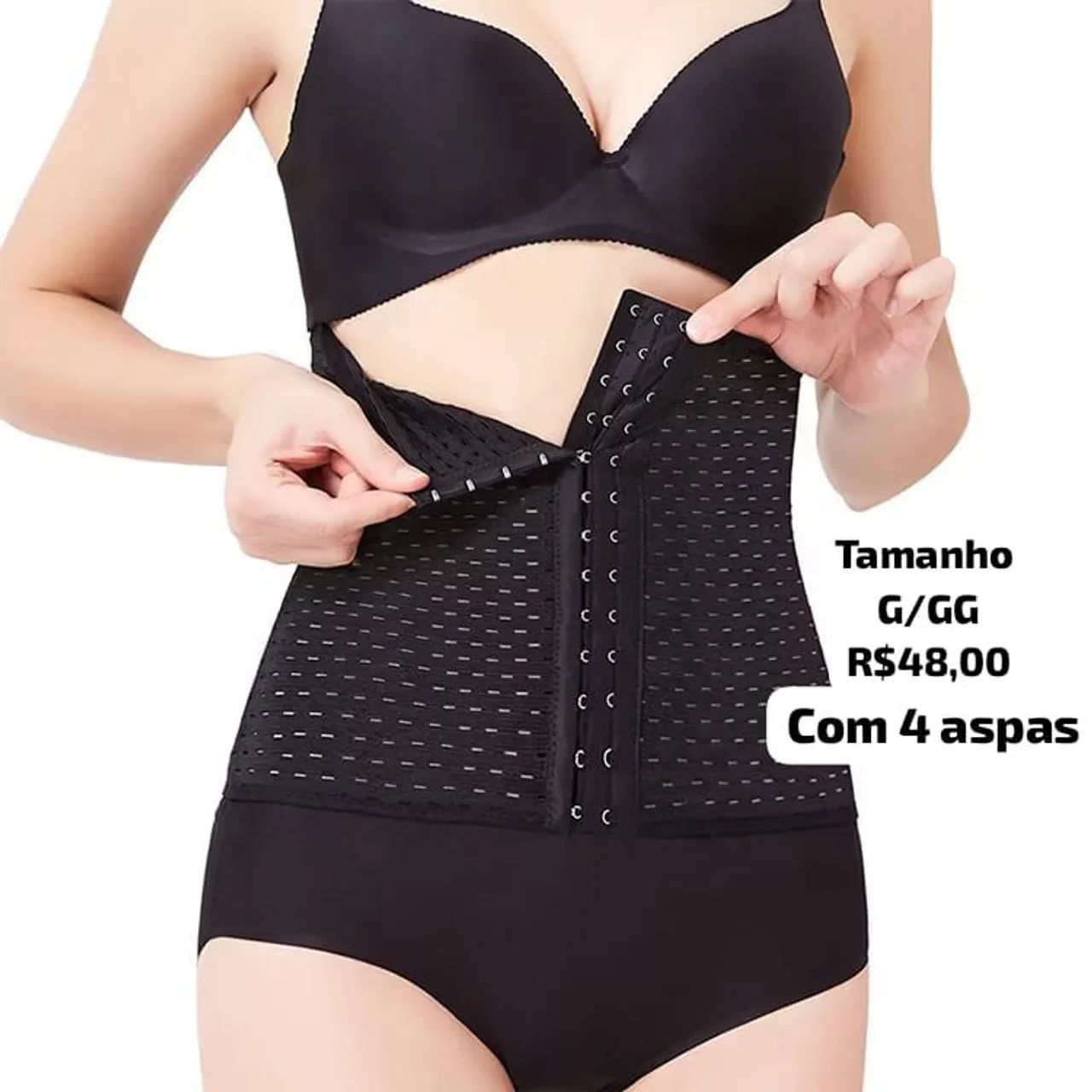 Cintura modeladora com 4 barbatanas - Foto 5