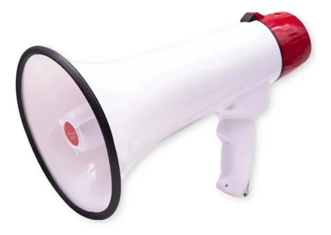 Megafone Potente 30w Bateria Recarregavel Sirene Usb Micro Sd Longo Alcance -Loja Coimbra - Foto 4