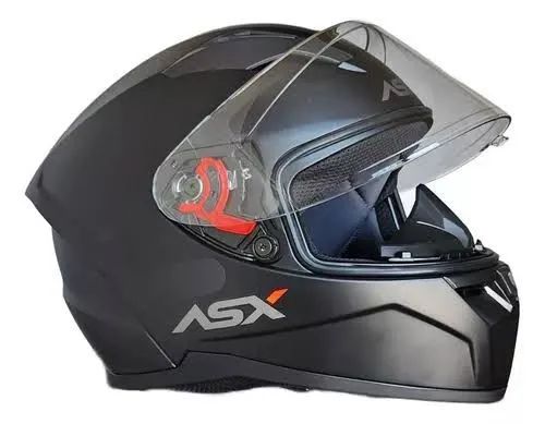 Capacete ASX City Solid Fosco Preto/Grafite - Novo - Foto 4