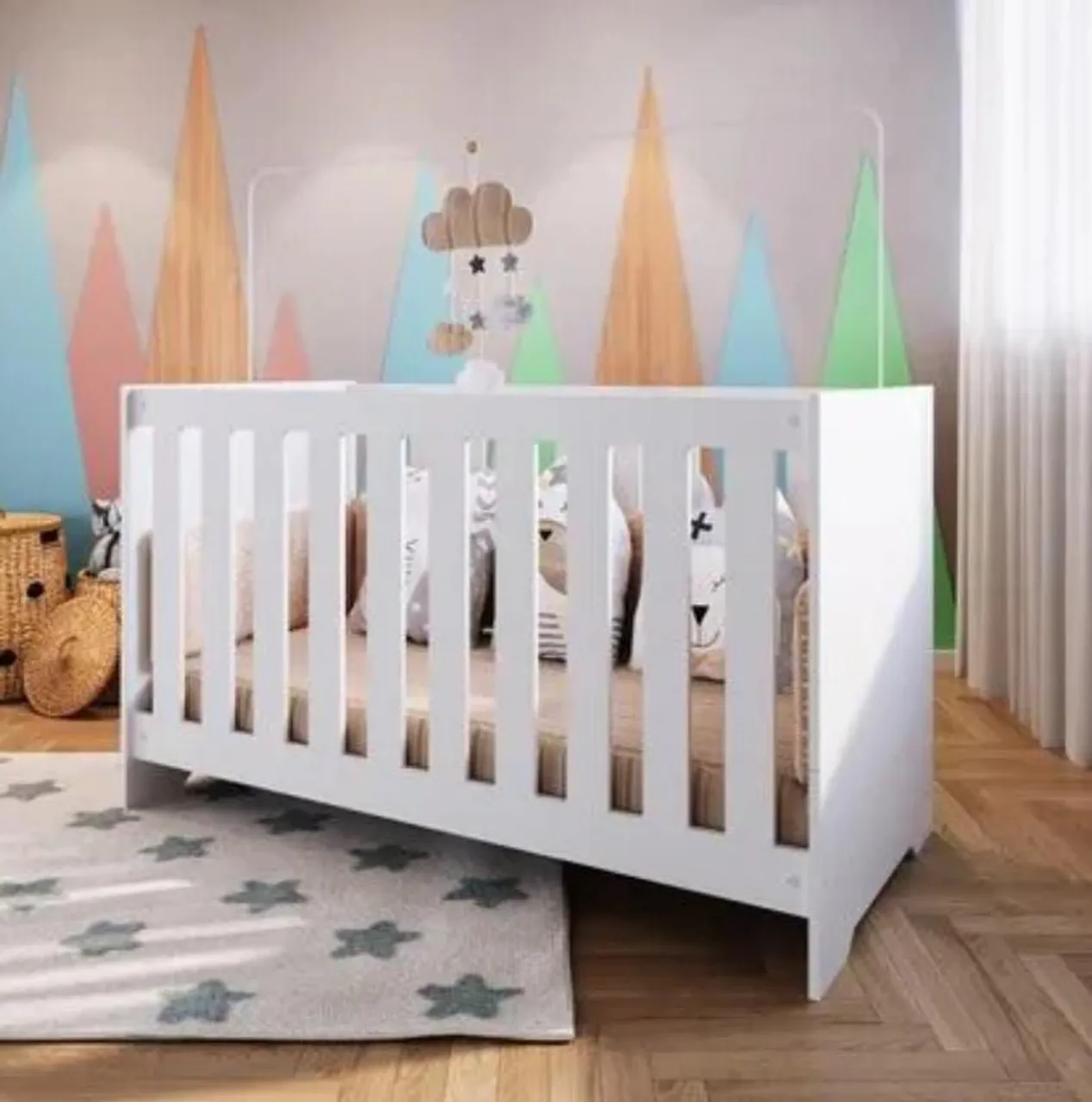 Promoção ? Berço de Bebê Branco novo 