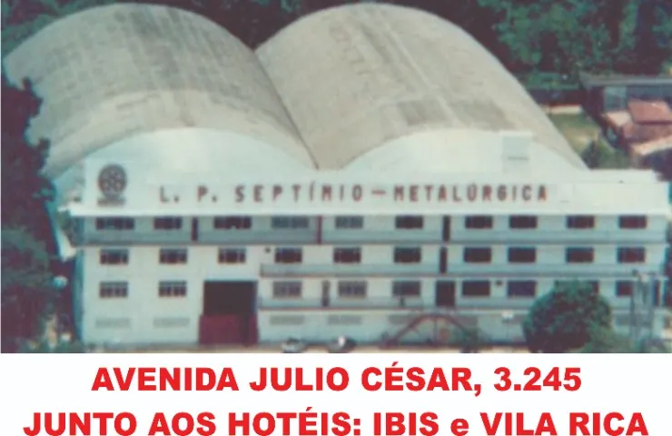 Espaço amplo: Galpão com prédio vertical na Júlio César