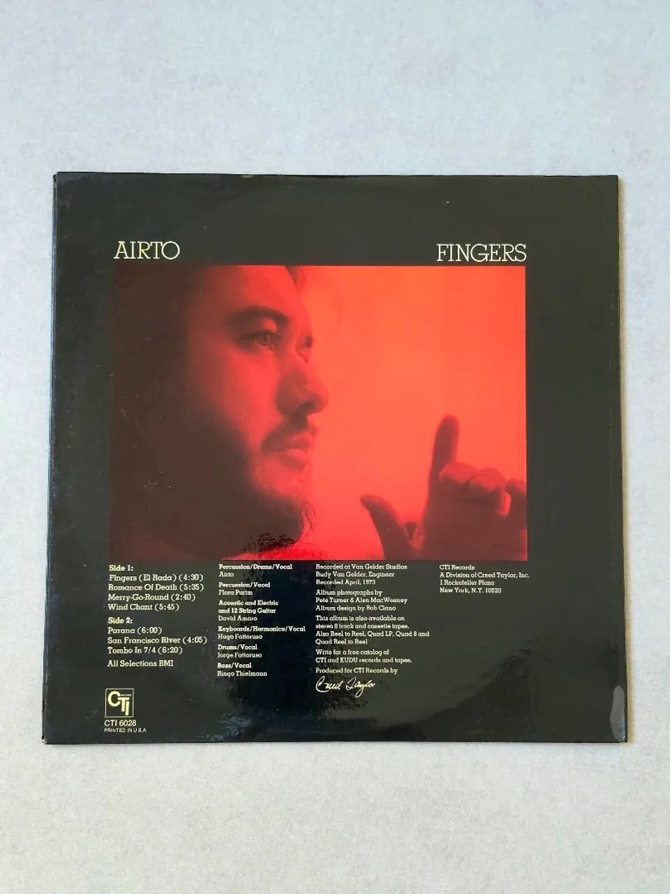 Lp Airto - Fingers - importado - Foto 2